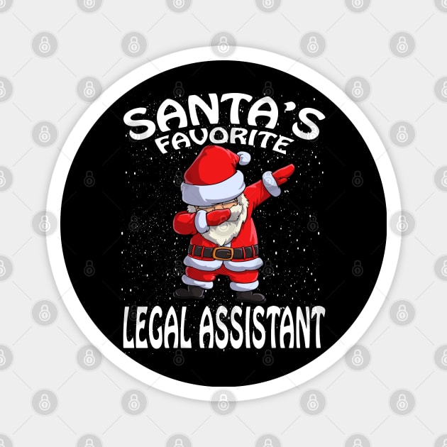 Santas Favorite Legal Assistant Christmas Magnet by intelus